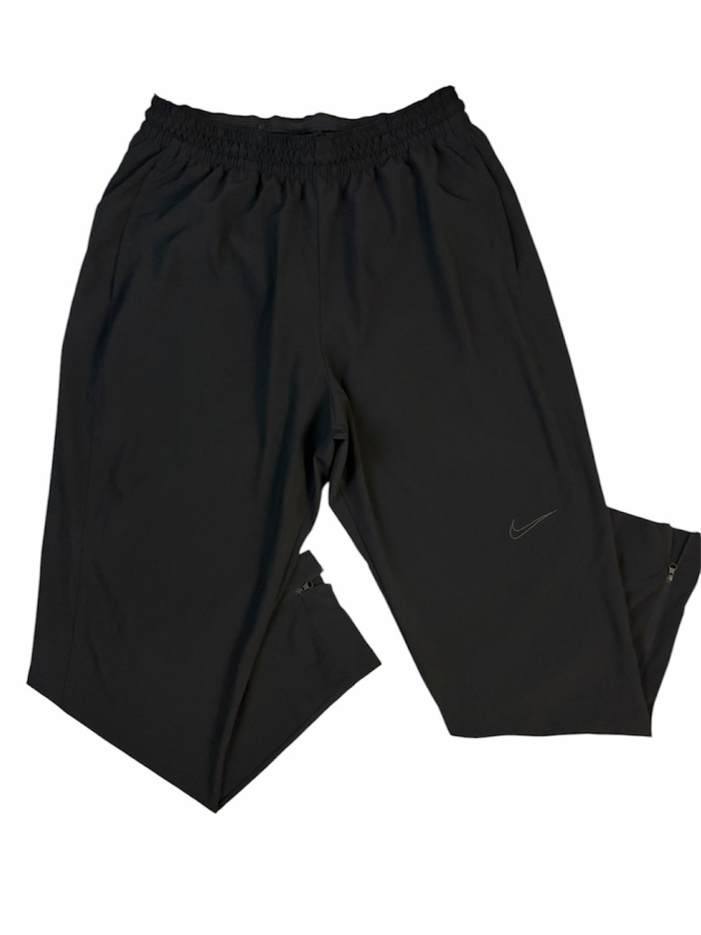 Nike Men’s XXL Black Athletic Track Pants Joggers Zipper Cuffs Running